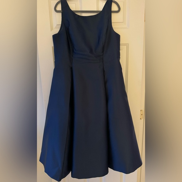 Adrianna Papell Navy Dress - Picture 2 of 5